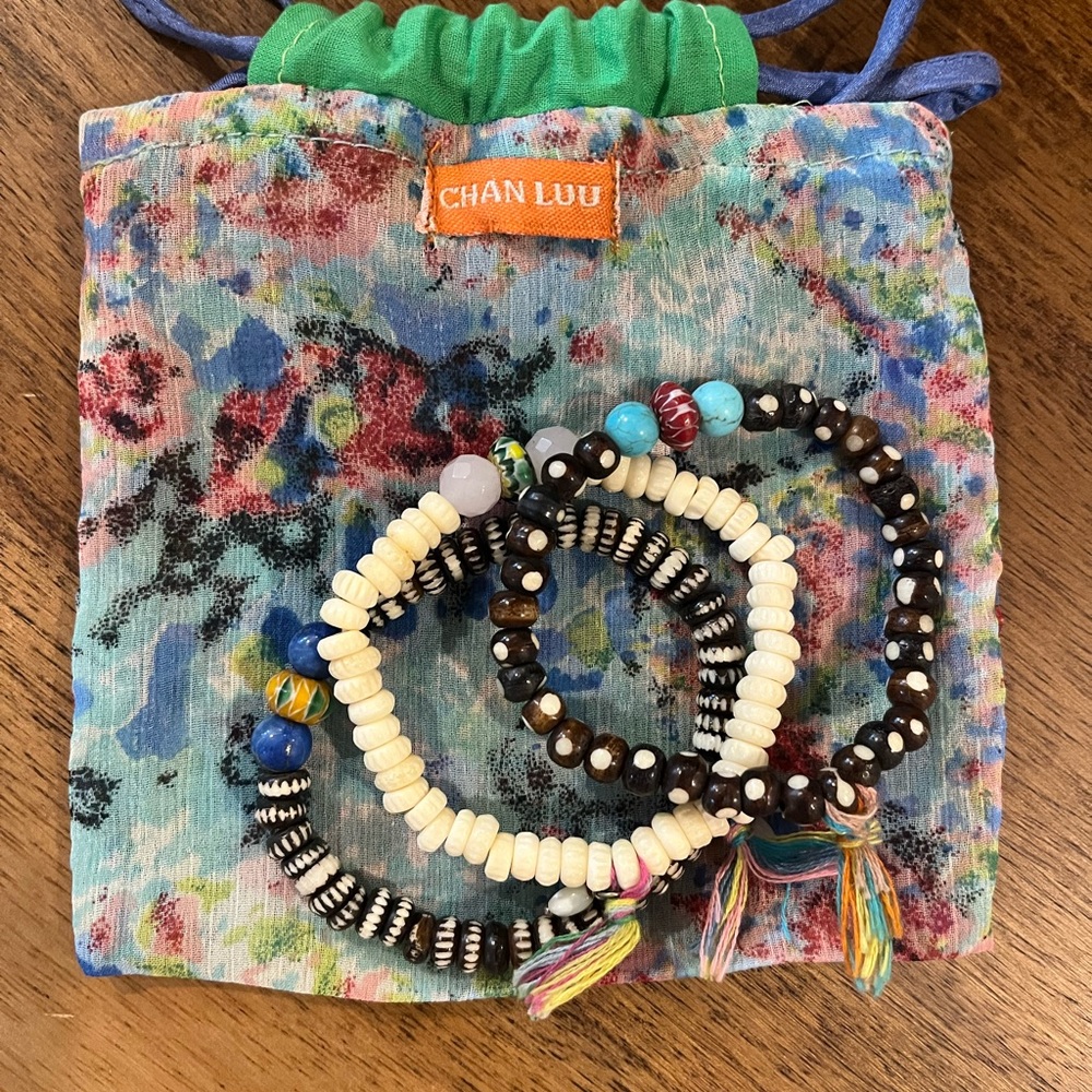 Chann lulu set of 3 bracelets